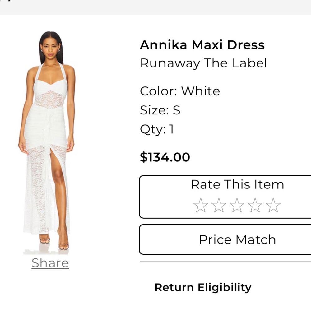 Revolve Annika Maxi Dress by Runaway The Label